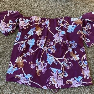 White House Black Market off the shoulder blouse. New with tags